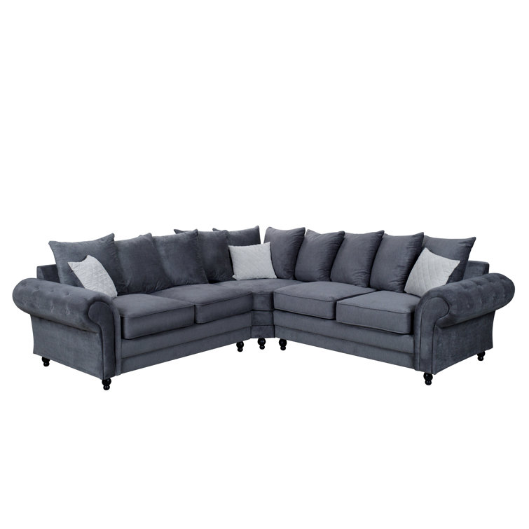 Three Posts Stiles 3 Piece Upholstered Corner Sofa Wayfair.co.uk